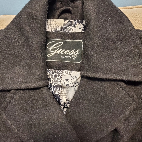 Vintage grey wool peacoat! Guess! - Picture 1 of 4
